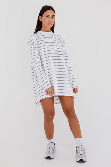 DADDY OVERSIZE striped dress