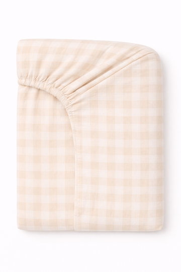 סדין למיטת תינוק/ עריסה מבד טטרה 100% כותנה